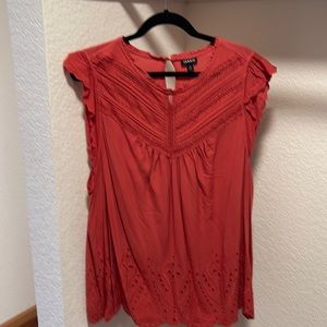 Torrid size 5 tank with flutter sleeves